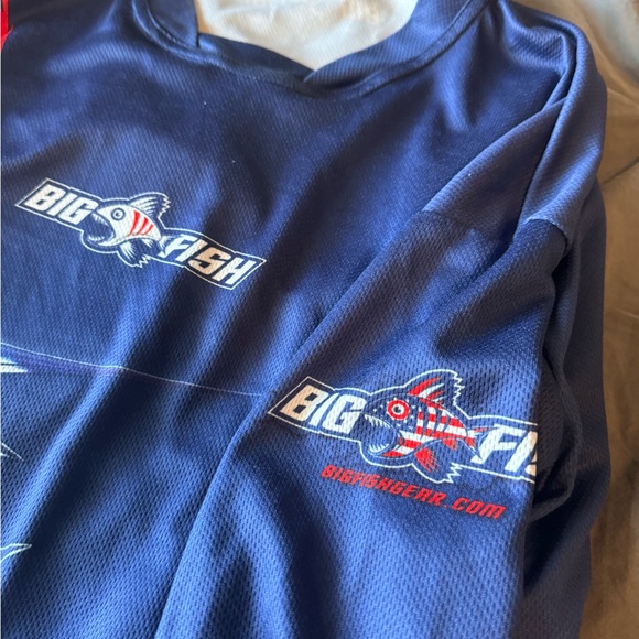 Men’s Big Fish American Pride Sailfish Navy Swimshirt Size:XXL - Picture 5 of 6